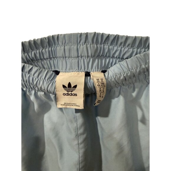 Adidas Mens Light Blue Shorts Size XL With Elastic Waistband & Embroidered Logo - Picture 6 of 6